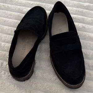 Anne Klein Women's Suede Black Loafers